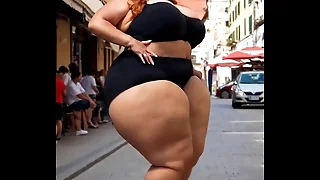 Eyeless BBW dancing animation &lpar;Ai generated&rpar;